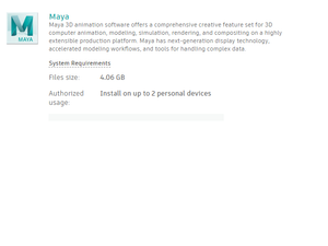 Autodesk 3DS MAYA 2020 serial key for 3 years Use it on upto 2 devices